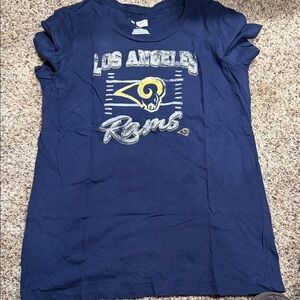 Women's Blue Los Angeles Rams Graphic Tee